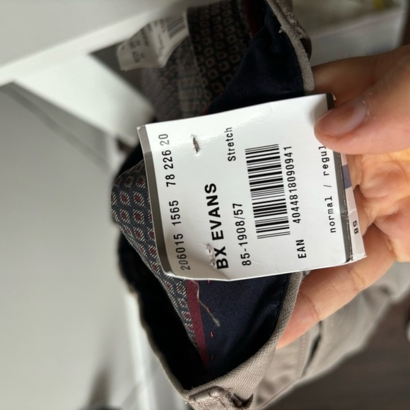Brax Evans Flat Front Kapok &‎ Pima Luxury Chinos sz 42/34 - Picture 11 of 11